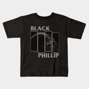 Black Phillip (Distressed Version) Kids T-Shirt